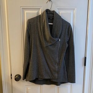 Apt. 9 Charcoal Drape Collar Jacket